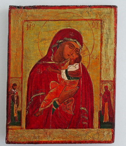 Icône russe vierge de - vierge,
