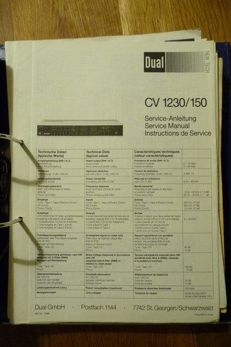 Manuel service pour dual - service,