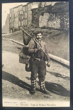 Carte postale Marseille Type De Pêcheur N° 1389 cécodi Réédition