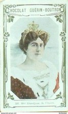 Chromo chocolat Guerin Boutron (celebrites) Grandjean Louise soprane Opera 581