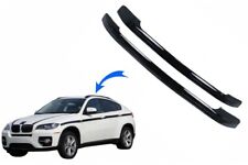 Rails de toit décoratifs pour BMW X6 E71 E72 2008-2015 Noir Roof Rails