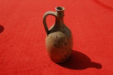 CARAFE POT SOLIFLORE SIGNATURE A IDENTIFIER ? ANCIEN   TERRE CUITE POTERIE 