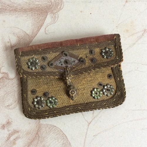 Ancien porte monnaie ottoman - ancien, porte-monnaie