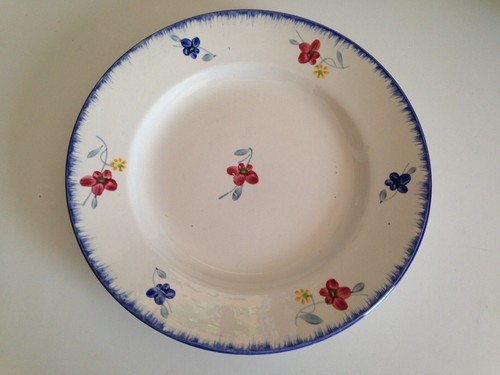 Superbe grande assiette plat - superbe,