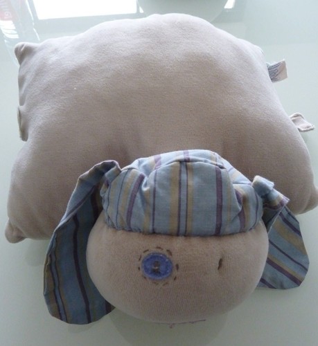 Coussin doudou okaidi - q9-,