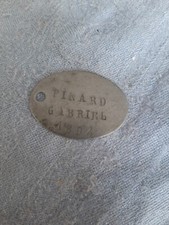 Plaque Identite Poilu Orleans