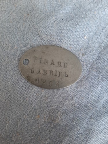 Plaque identite poilu orleans - plaque,