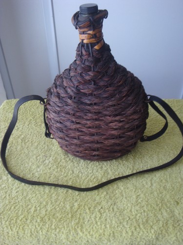 Ancienne gourde verre - ancienne, en