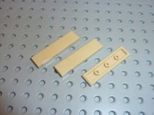 3x plaques lisses LEGO tile
