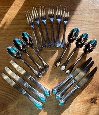 18 Couverts RAVINET D'ENFERT en acier modèle Brantôme élégances intemporelles