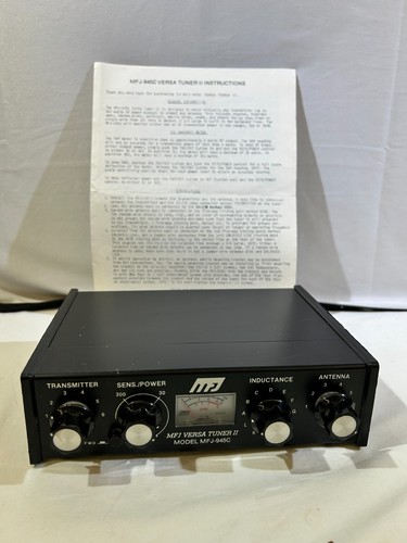 Mfj enterprises versa tuner - versa, ii