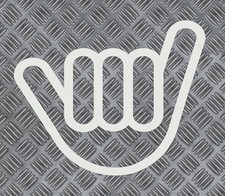 VW NO WORRY HAND 11cmx7,5cm