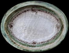 Albert THIRY XXL Grand Plat 43cm Coupe Céramique Vallauris Era Derval Capron 