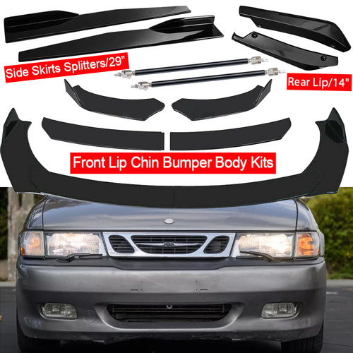 8pcs for saab viggen - saab, black