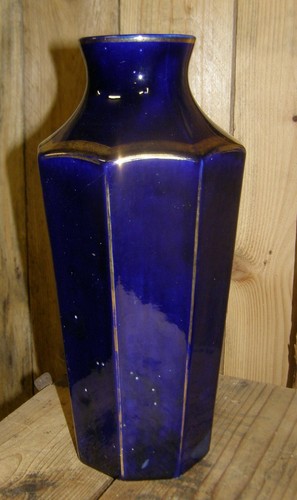 Joli vase bleu cobalt - vase, à