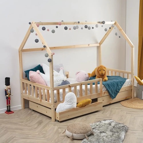Lit cabane simple pour - , enfant