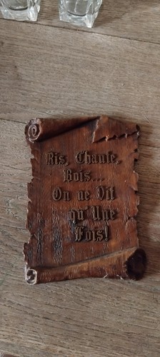 Plaque murale vintage style