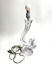 Pied de lampe en cristal "Daum