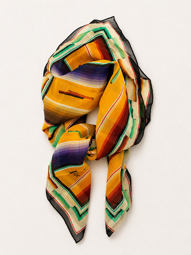 Dior foulard carré soie - foulard, en