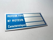 Plaque constructeur ALPINE /