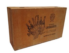 grande caisse de vins ancienne - italie - jolie déco maison