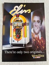 Original flyer Wurlitzer Elvis