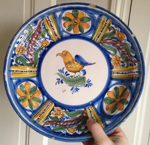 Plat faience espagne - plat,