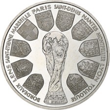 [#349663] Francia, 10 Francs, Coupe du monde 98, 1998, Monnaie de Paris, BE, Arg