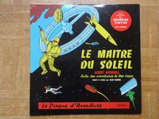 TRES RARE LP 30 Cms  JOURNAL TINTIN  " LE MAITRE DU SOLEIL "   1958   DAN COOPER