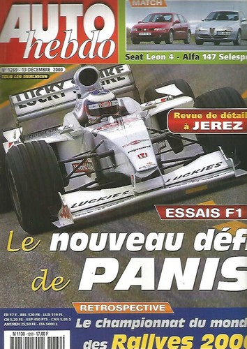 Auto hebdo 1269 alfa - auto,