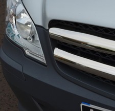 Chrome Grille Accent Bordure Set Housses Pour Mercedes-Benz vito w639 (2010-14)