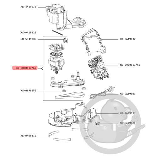 Moteur complet robot companion