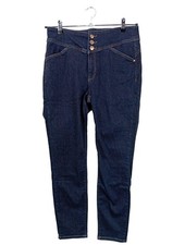 ESPRIT Jeans taille haute Dames Jeans T EU 42 bleu style décontracté