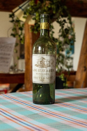 Rare antique empty wine bottle - empty,