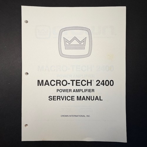 Vintage crown macro tech - crown, 2400