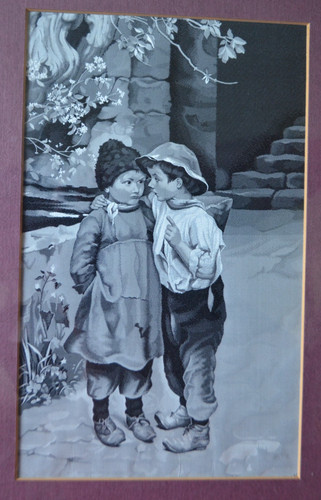 Tableau fils soie - de,