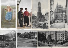 lot de 1000 cartes postales anciennes  et semi modernes étrangères N10.