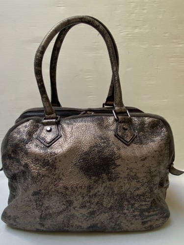 Grand sac cabas cuir - , irisé