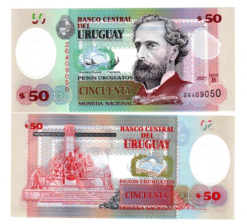 Uruguay billet pesos - billet, 2021
