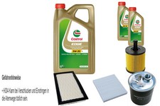 Inspection Set Castrol EDGE 5W-30 M Moteur 7L Pour Dodge Caliber Jeep 2.0 CRD