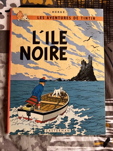 Hergé tintin île noire - tintin,