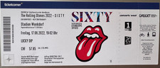 Rolling Stones  Rare Original Ticket Lucky Dip SIXTY Europe Tour 2022 Show Bern
