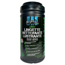 Lingettes boite de 80 UNPASS OMW   nettoyant/lustrant  pour moto
