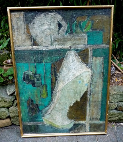 Grand tableau expressionniste - tableau,