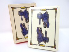 Cartes à jouer GUCCI 1 jeu vintage authentique selle cheval classique BOITE S...