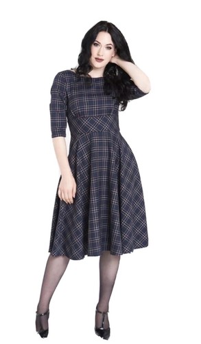 Tartan bleu carreaux demi - tartan,