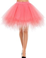 Tutu Rose Femme Jupe Tulle