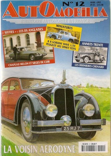 Automobilia voisin aerodyne - voisin,