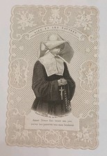 Ancienne image pieuse Canivet