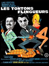 LES TONTONS FLINGUEURS, LINO VENTURA, 1963, Repro affiche cinéma, VINTAGE, HQ